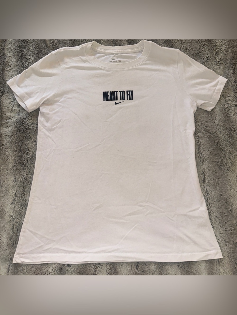women’s small ‘Nike’ white "Meant To Fly" t-shirt